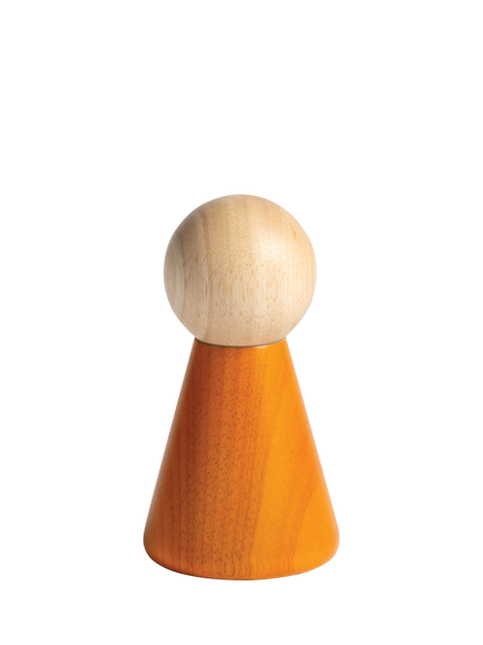 &k Amsterdam Halma Salt or Pepper Mill, Orange, Orange