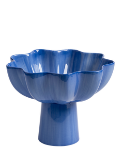 &k Amsterdam Sun Stoneware Serving Bowl, Blue, Blue