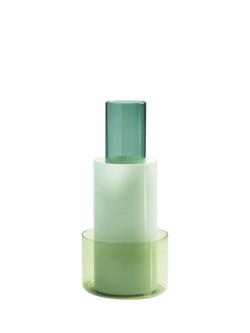 &k Amsterdam Buro Berger Amphitheatre Vase, Blue , Yellow, Blue , Yellow