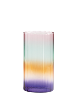 &k Amsterdam Gradient Glass Vase, Multi, Multi
