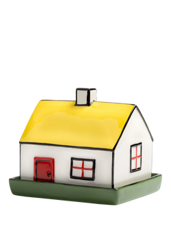 &k Amsterdam Haines House Butter Dish, Multi, Multi