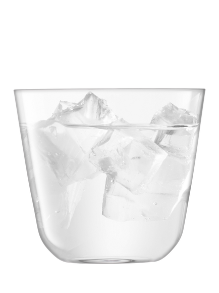 LSA International Arc Glass Tumbler, Set of 4, 260ml, Clear - view 2, Clear