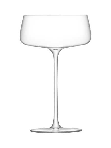 LSA International Metropolitan Glass Champagne Saucers, Set of 4, 300ml, Clear - view 2, Clear