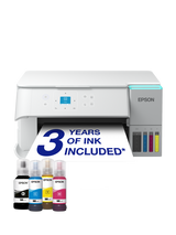 Epson EcoTank ET-2956 Three-In-One Wi-Fi Printer with High Capacity Integrated Ink Tank System, White
