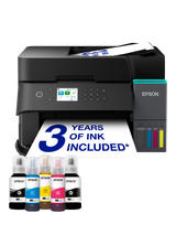 Epson EcoTank ET-3950 Three-In-One Wi-Fi Printer with High Capacity Integrated Ink Tank System, Black