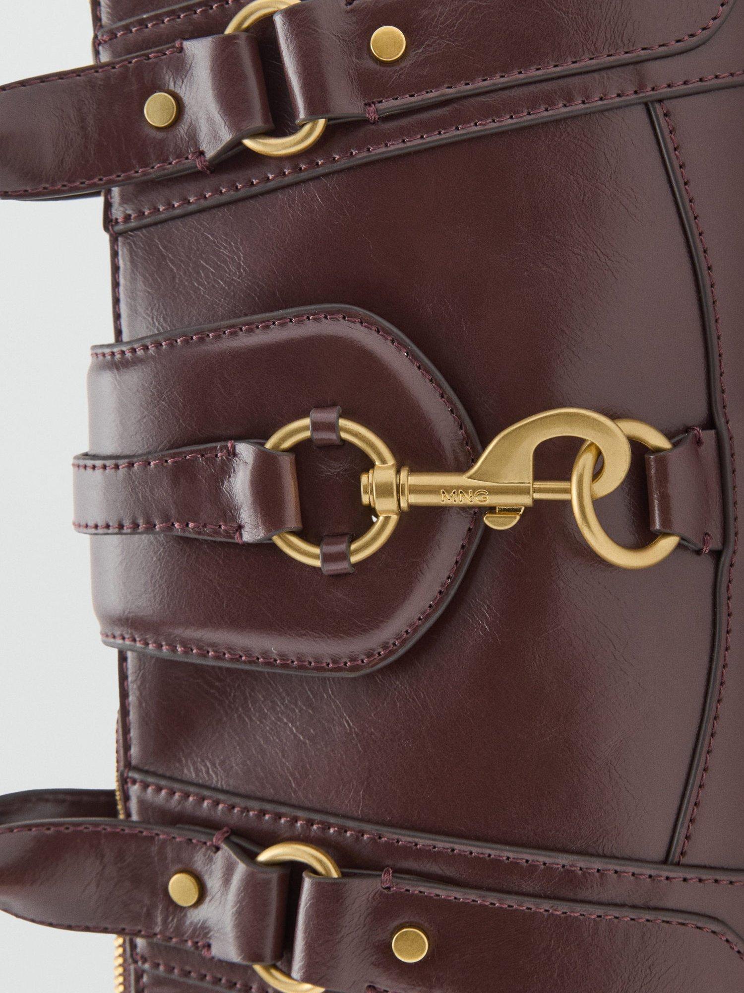 Product image 3 of 4, which shows Mango Amazona Shoulder Bag, Dark Brown