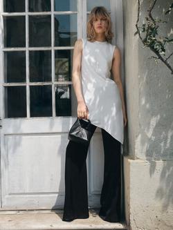 Mango Mini Bernard Top Handle Bag, Black - view 2, Black