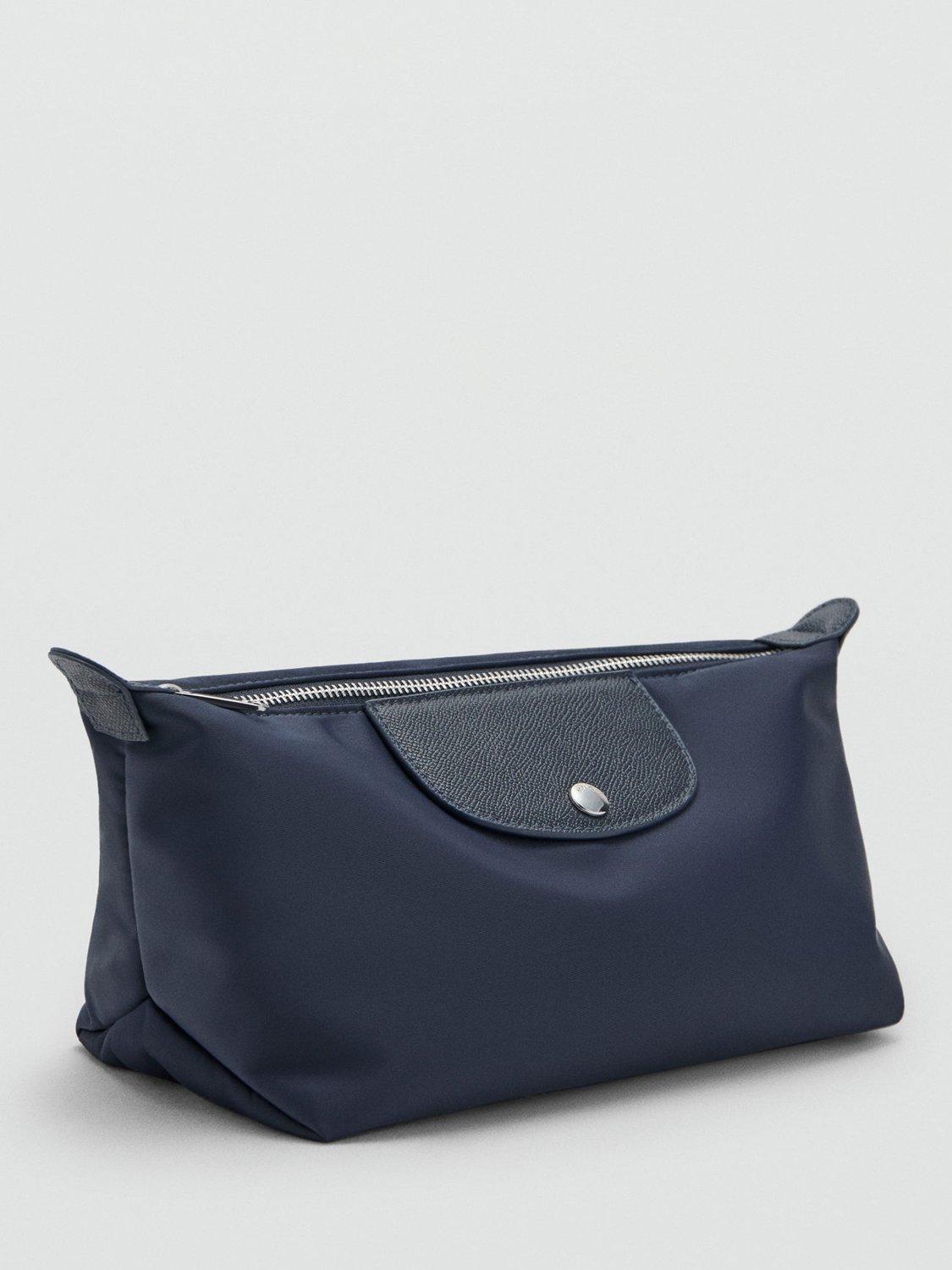 Product image 2 of 4, which shows Mango Nanda Zipped Pouch Bag, Navy