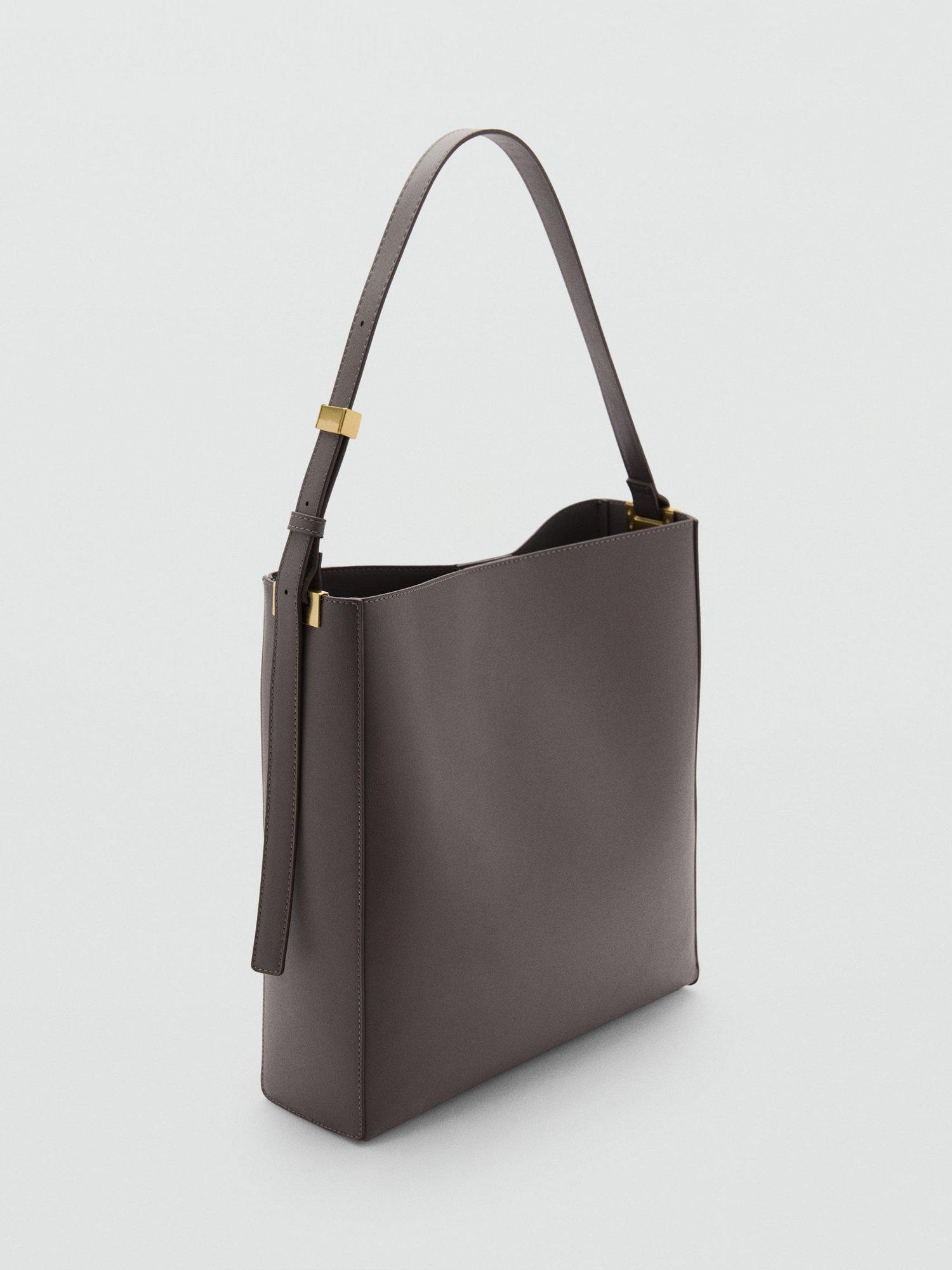Product image 2 of 4, which shows Mango Protea Shoulder Bag, Grey