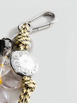 Mango Marge Floral Keyring, Yellow - view 2, Yellow