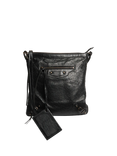 Pre-loved Balenciaga City Arena Lambskin Cross Body Bag, Black