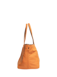 Pre-loved Bottega Veneta Reversible Leather Tote Bag, Orange