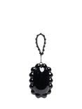 Pre-loved Simone Rocha Acrylic Beaded Egg Clutch Bag, Black