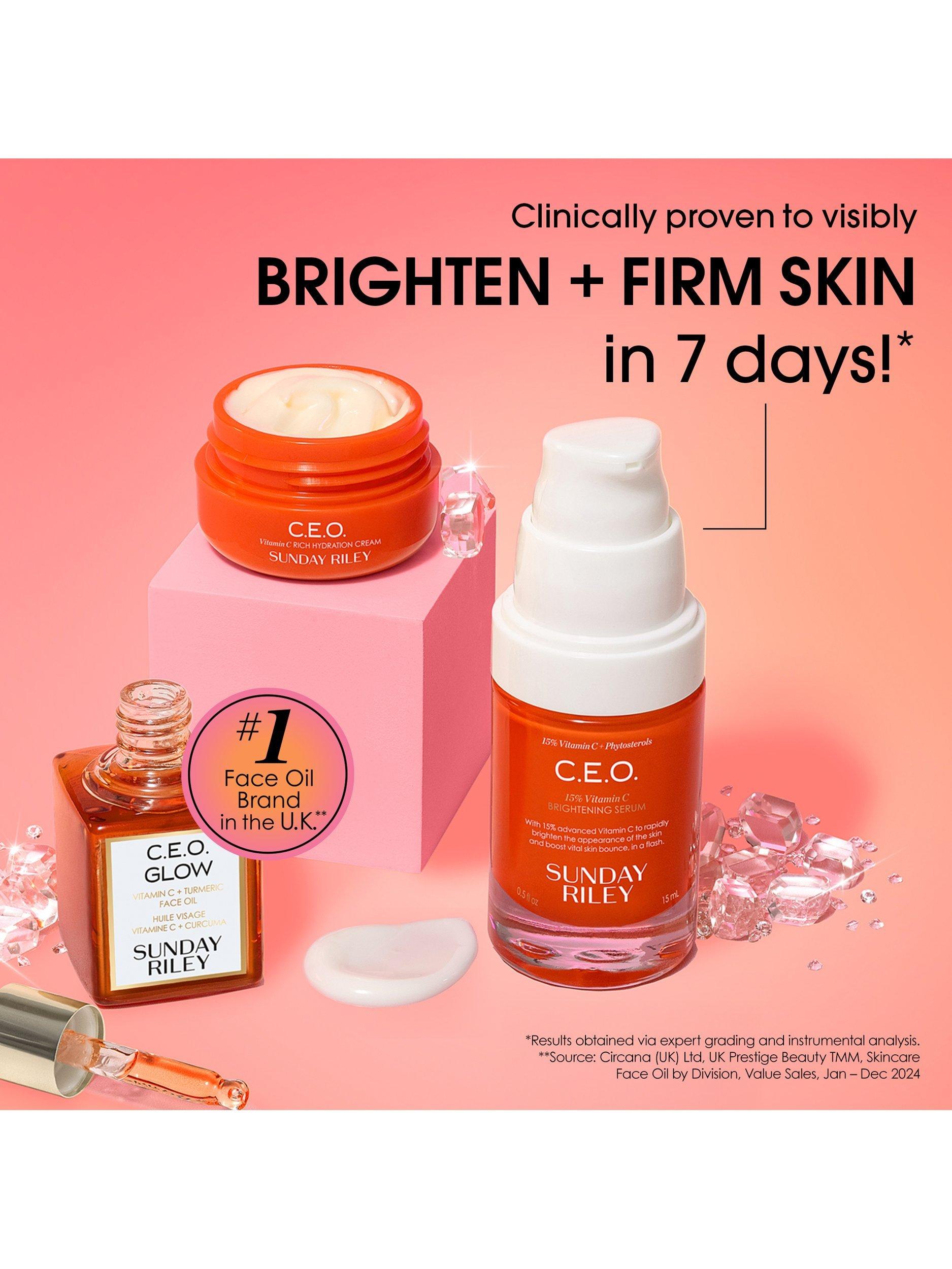 Product image 6 of 7, which shows Sunday Riley Glow Goals Skincare Gift Set