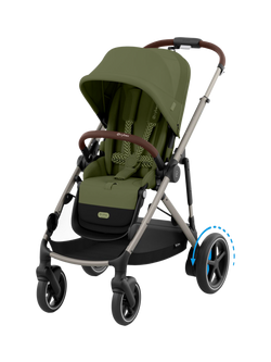 Cybex eGazelle S Pushchair, Moss Green, Moss Green