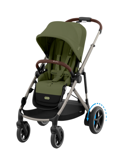 Cybex eGazelle S Pushchair, Moss Green, Moss Green