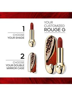 Guerlain Rouge G The Refill The Customisable Ultra-Care Lipstick Velvet - view 2, 530 Le Rose Rouge