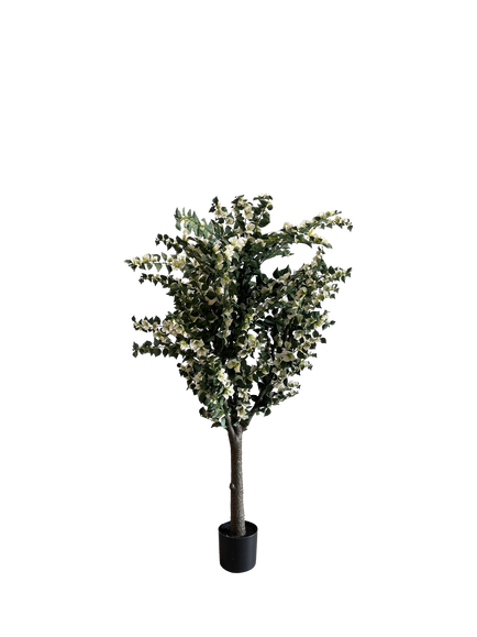 Vistafolia Artificial Large Amalfi Bloom Bougainvillaea Tree & Pot, H150cm, Pink, Ivory