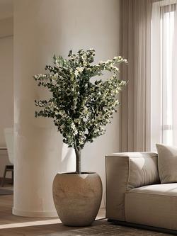 Vistafolia Artificial Large Amalfi Bloom Bougainvillaea Tree & Pot, H150cm, Pink - view 2, Ivory