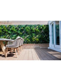 Vistafolia Artificial Signature Square Wall Panel, 80cm, Green - view 2, Green