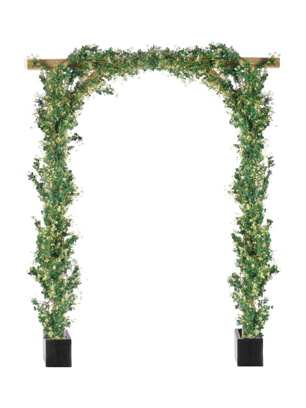 Vistafolia Outdoor Artificial Jasmine Trailer, 2m, Green - view 2, Green