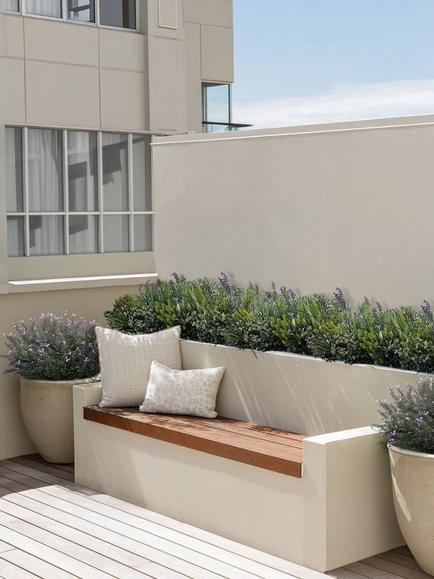 Vistafolia Outdoor Artificial French Lavender Bush - view 2, Purple
