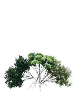 Vistafolia Artificial Lush Green Colour Box, White