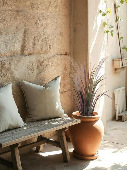Vistafolia Outdoor Artificial Large Grasses, Copper - view 2, Copper