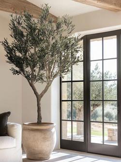 Vistafolia Artificial Cielo Verdi Olive Tree in Pot, 270cm, Green - view 2, Green
