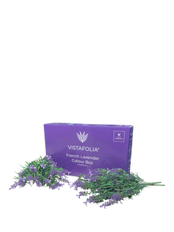 Vistafolia Artificial French Lavender Colour Box, Purple/Green, Purple