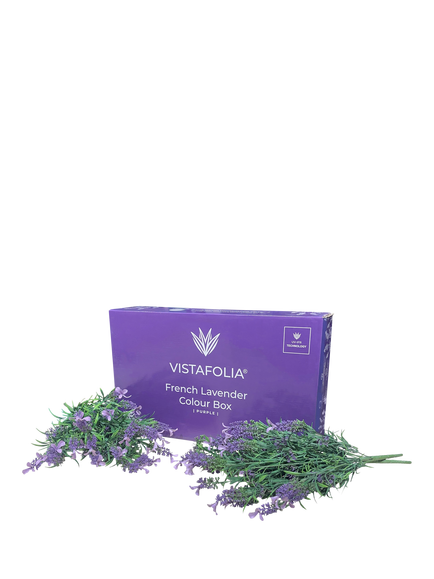 Vistafolia Outdoor Artificial Purple Lavender Colour Box, Purple