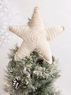 Wool Couture Star Tree Topper Crochet Kit - view 2, Ocean