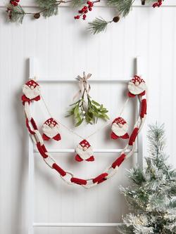 Wool Couture Christmas Gonk Garland and Paper Chain Knitting Kit - view 2, Multi