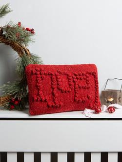 Wool Couture Noel Christmas Cushion Knitting Kit - view 2, Pampas