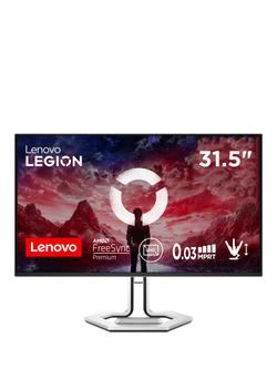 Lenovo Legion Pro 32UD-10 OLED HDR 4K Ultra HD Gaming Monitor, 31.5”, White, White