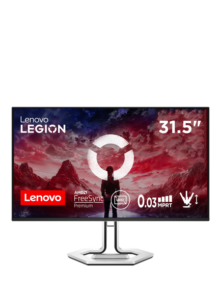 Lenovo Legion Pro 32UD-10 OLED HDR 4K Ultra HD Gaming Monitor, 31.5”, White, White