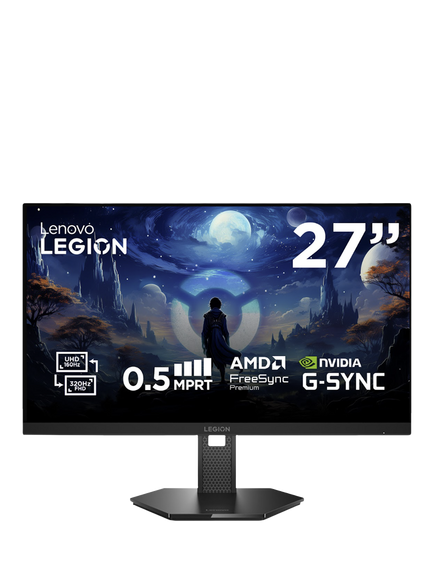Lenovo Legion 27U10 HDR Dual Mode 4K Ultra HD/Full HD Gaming Monitor, 27", Black, Black