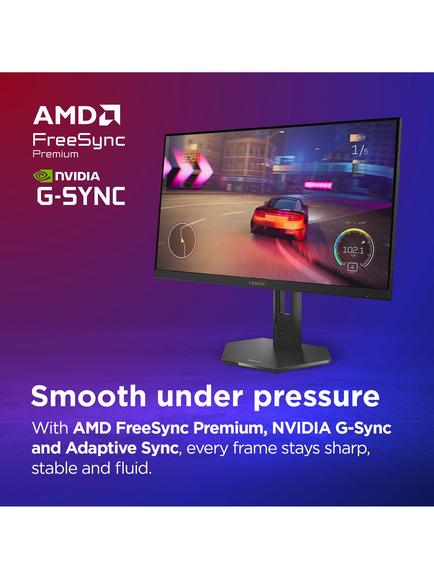 Lenovo Legion 27U10 HDR Dual Mode 4K Ultra HD/Full HD Gaming Monitor, 27", Black - view 2, Black