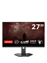 Lenovo Legion 27QD-10 HDR Quad HD Gaming Monitor, 27”, Black