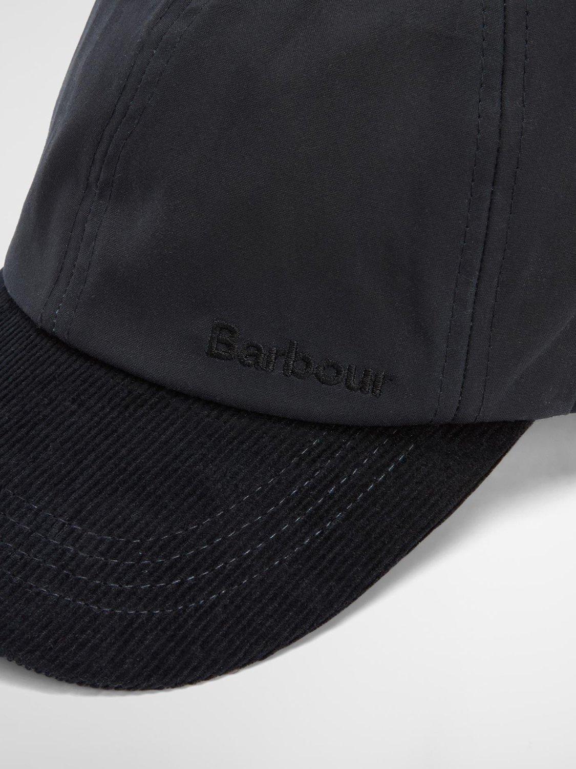 Product image 6 of 9, which shows Barbour Ashby Waxed Cotton Cap, Navy