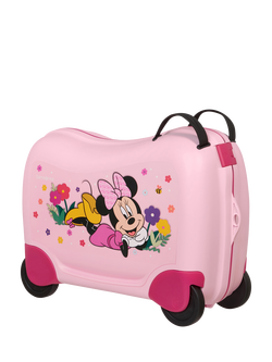 Samsonite Dream2Go Disney Minnie Mouse Ride-On Suitcase, 30L, Minnie Flower Power