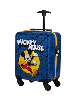 Samsonite Disney Mickey Mouse 4-Wheel Spinner 45cm Cabin Case, Mickey Happy