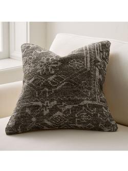 West Elm Athena Cushion Cover, Dark Olive - view 2, Dark Olive
