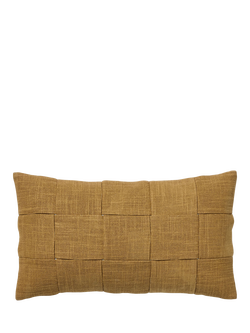 West Elm Washed Basketweave Cushion Cover, Cumin, Cumin