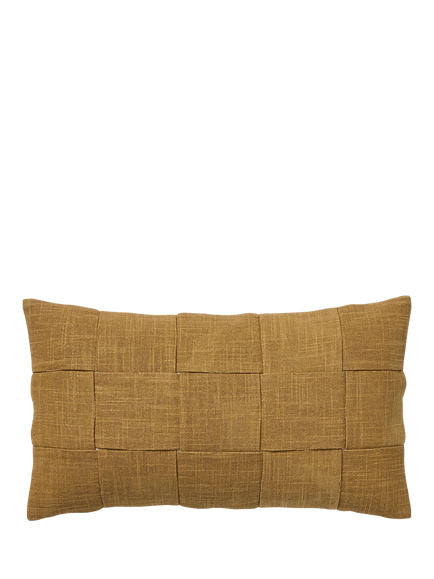 West Elm Washed Basketweave Cushion Cover, Cumin, Cumin
