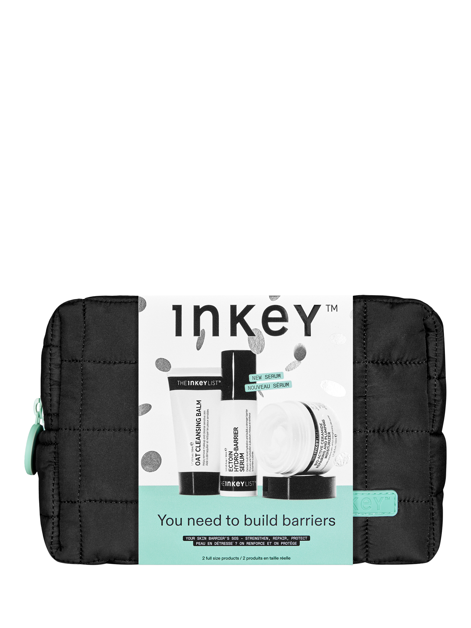 Product image 1 of 6, which shows The INKEY List You Need to Build Barriers Skincare Gift Set