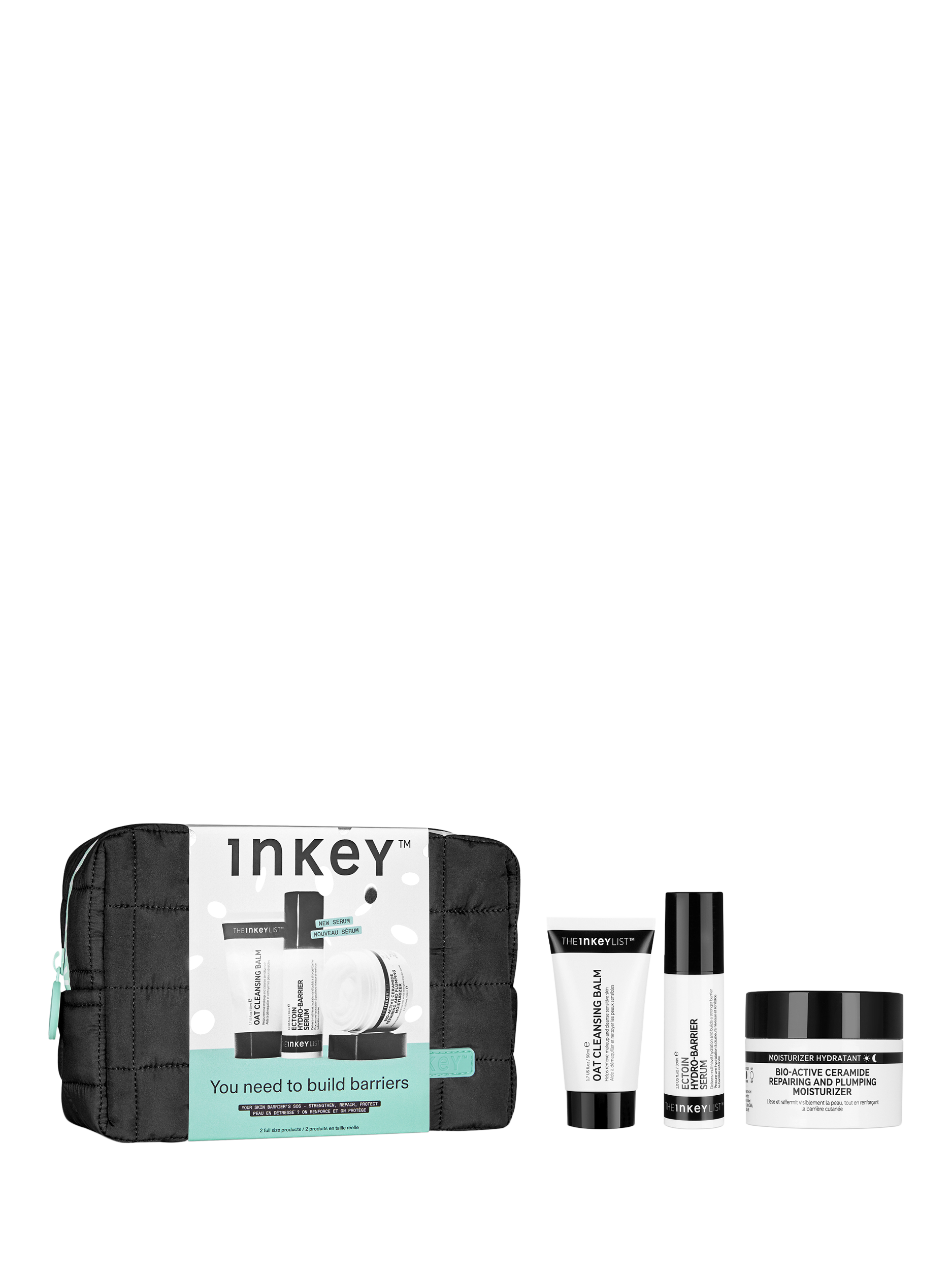 Product image 2 of 6, which shows The INKEY List You Need to Build Barriers Skincare Gift Set