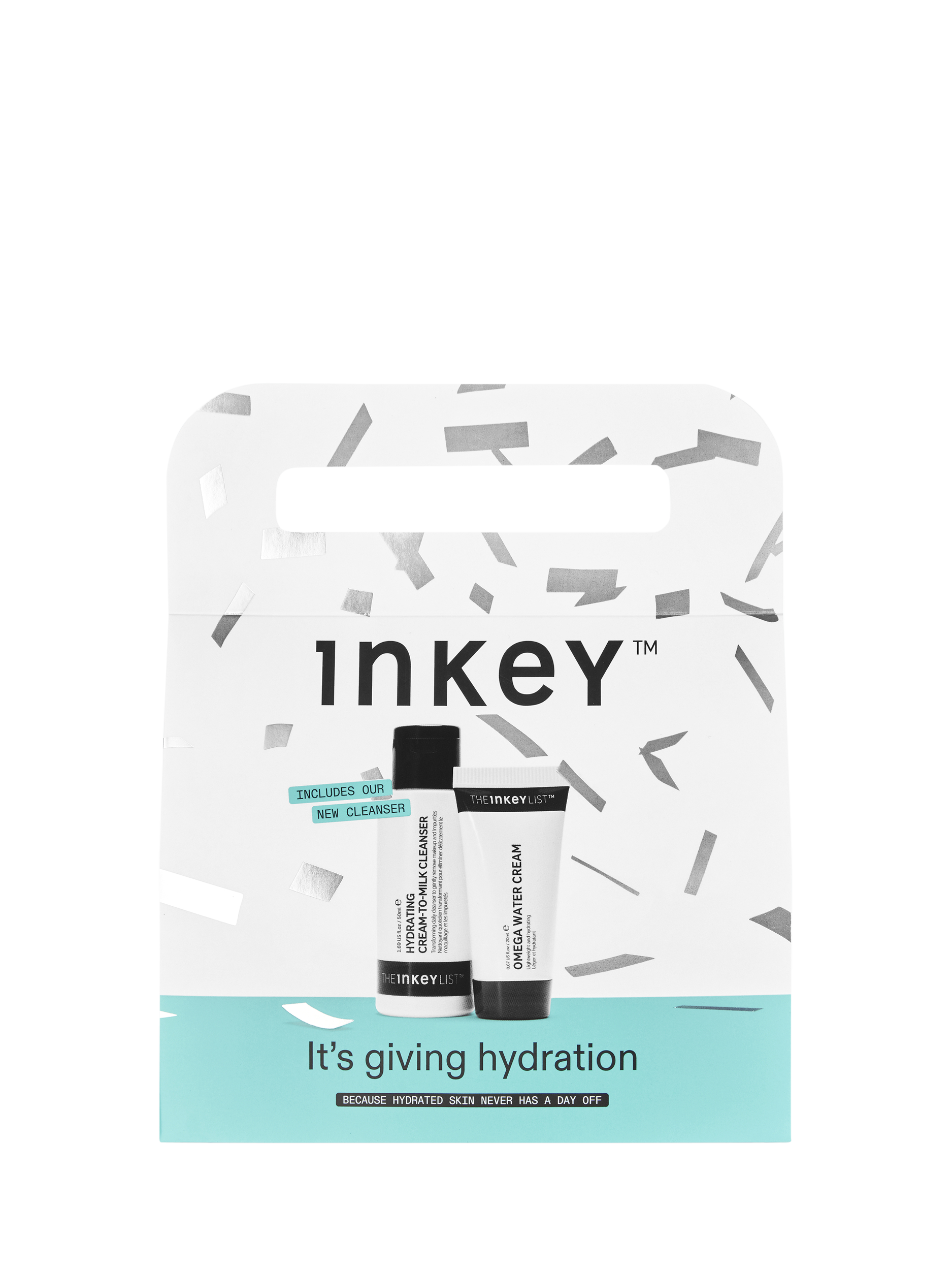 Product image 1 of 5, which shows The INKEY List It's Giving Hydration Skincare Gift Set