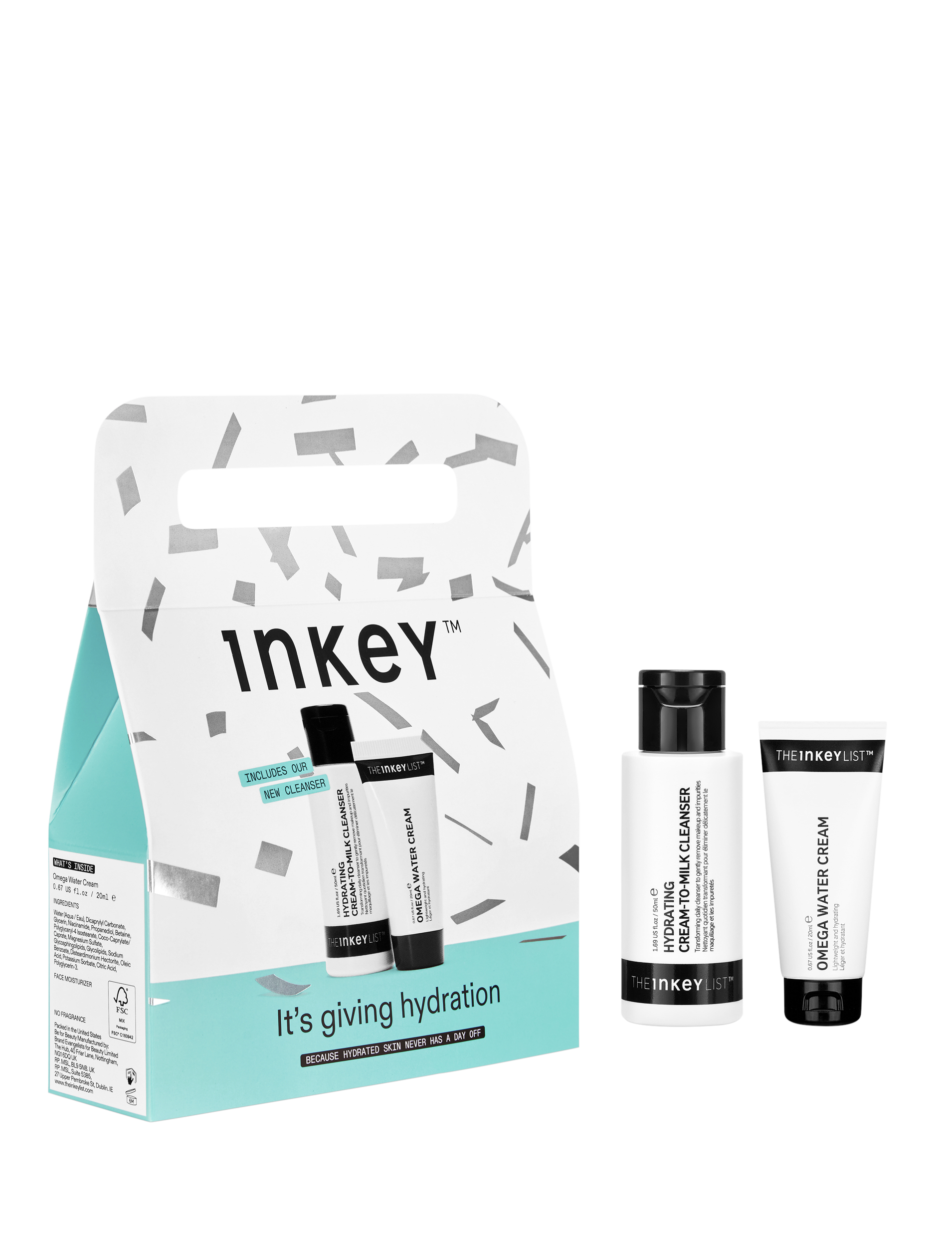 Product image 2 of 5, which shows The INKEY List It's Giving Hydration Skincare Gift Set