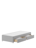 Silentnight OUTLET 2 Drawer Divan Base, Single, Like New, Light Grey